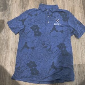 Tommy Bahama Blue Polo Shirt Classic Knit